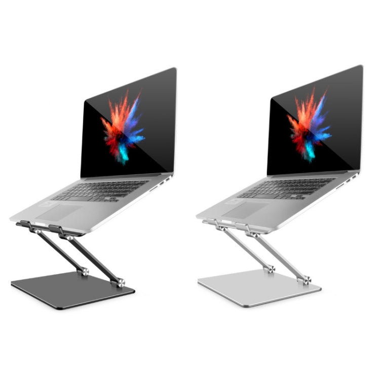 L301 Laptop Portable Adjustable Desktop Cooling Bracket(Moon Silver) - Computer & Networking by buy2fix | Online Shopping UK | buy2fix