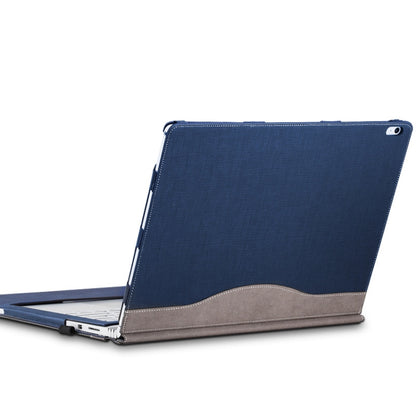 PU Leather Laptop Protective Sleeve For Microsoft Surface Book 3 13.5 inches(Deep Blue) - Other by buy2fix | Online Shopping UK | buy2fix