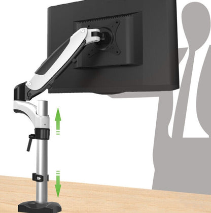 Gibbon Mounts Desktop Lifting Rotating Computer Monitor Stand, Specification Table Clip Black GM112C - Computer & Networking by Gibbon Mounts | Online Shopping UK | buy2fix