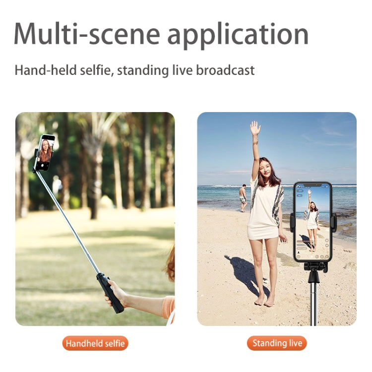 CYKE Folding Telescopic Mobile Phone Broadcast Stand Tripod, Specification: A31-1.6m (Without Light) - Consumer Electronics by CYKE | Online Shopping UK | buy2fix