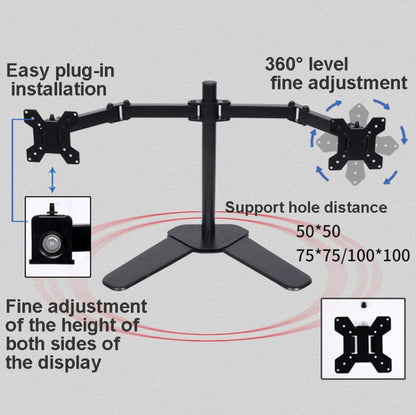 Desktop Lifting Monitor Stand Bracket Four Screen  Desk Base - Consumer Electronics by buy2fix | Online Shopping UK | buy2fix