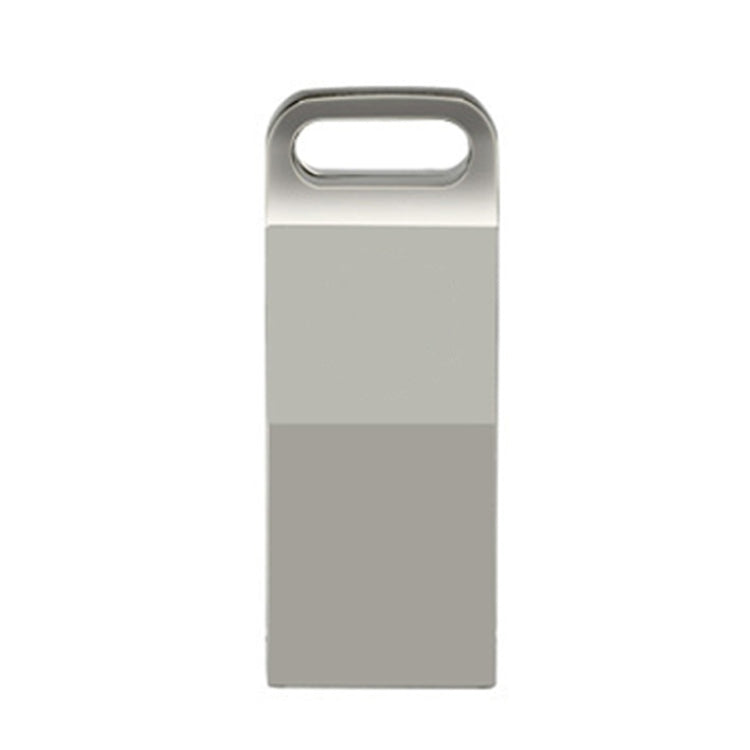 JHQG1 Step Shape Metal High Speed USB Flash Drives, Capacity: 32GB(Silver Gray) - USB Flash Drives by buy2fix | Online Shopping UK | buy2fix