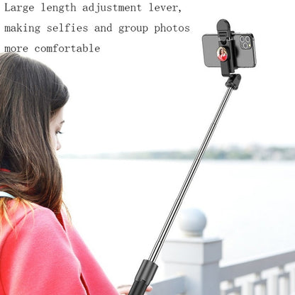 Mobile Phone Bluetooth Selfie Stick Live Bracket, Specification: K10 (Black) - Consumer Electronics by buy2fix | Online Shopping UK | buy2fix