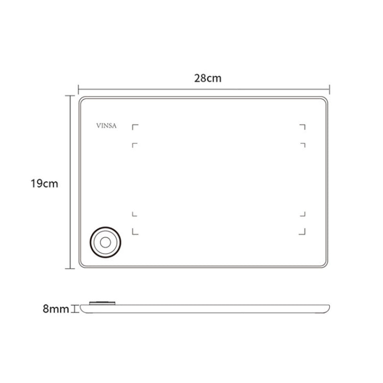 VINSA T608 Can Connected To Mobile Phone Hand-Painted Board, Style: Package 1 - Consumer Electronics by buy2fix | Online Shopping UK | buy2fix