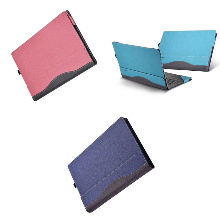 Laptop Leather Anti-Fall Protective Case For Lenovo YOGA 14s 2021(Deep Blue) - 14.1 inch by buy2fix | Online Shopping UK | buy2fix