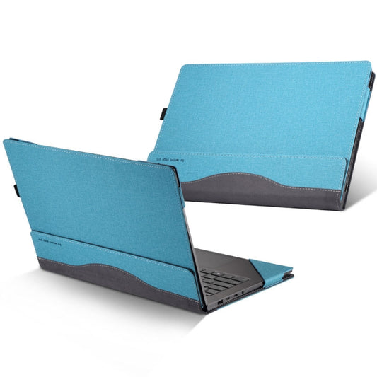 Laptop Leather Anti-Fall Protective Case For HP Envy 13-AQ Ad Ah(Gray Cobalt Blue) - 13.3 inch by buy2fix | Online Shopping UK | buy2fix