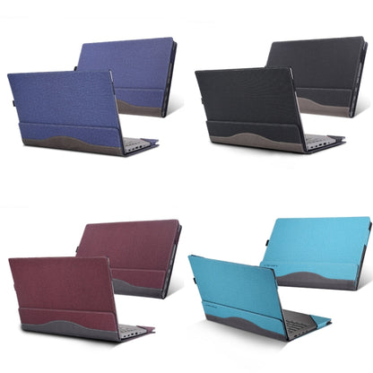 Laptop Leather Anti-Fall Protective Case For HP Envy 13-AQ Ad Ah(Gray Cobalt Blue) - 13.3 inch by buy2fix | Online Shopping UK | buy2fix