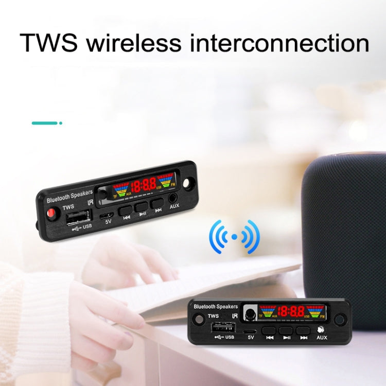 2 PCS TWS Wireless Bluetooth MP3 Decoder Board - In Car by buy2fix | Online Shopping UK | buy2fix