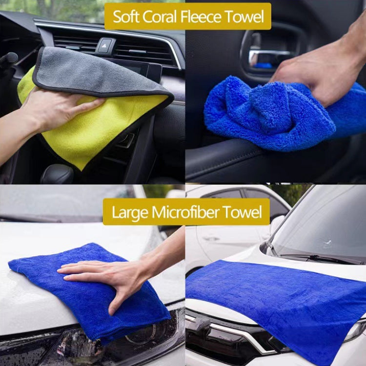 14 PCS / Set Car Wash Gloves Double-Sided Wiper Towel - In Car by buy2fix | Online Shopping UK | buy2fix