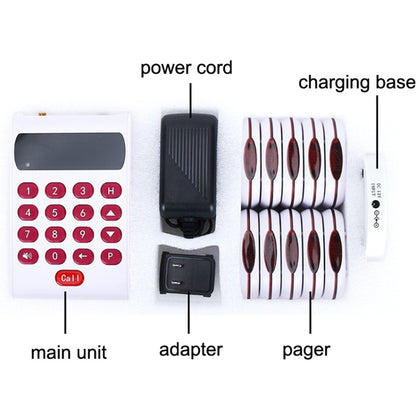 QC03 Wireless Meal Picker Restaurant Vibrating Bell Caller - Alarm System by buy2fix | Online Shopping UK | buy2fix