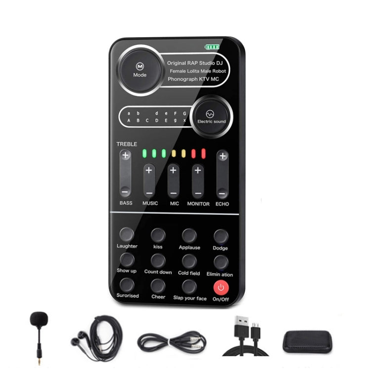 K9 Set Voice Changer Game Live Broadcast Mobile Computer Sound Card - Consumer Electronics by buy2fix | Online Shopping UK | buy2fix