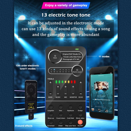 K9 Set Voice Changer Game Live Broadcast Mobile Computer Sound Card - Consumer Electronics by buy2fix | Online Shopping UK | buy2fix