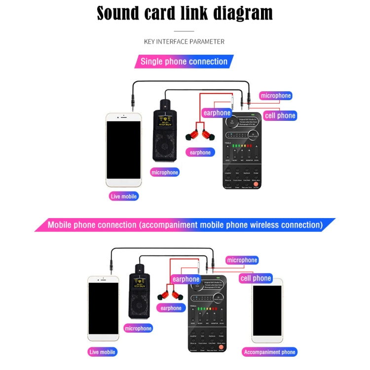 K9 Set Voice Changer Game Live Broadcast Mobile Computer Sound Card - Consumer Electronics by buy2fix | Online Shopping UK | buy2fix