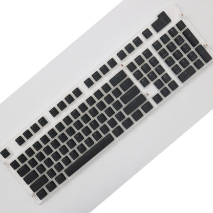 Pudding Double-layer Two-color 108-key Mechanical Translucent Keycap(Black) - Silicone / Sticker by buy2fix | Online Shopping UK | buy2fix