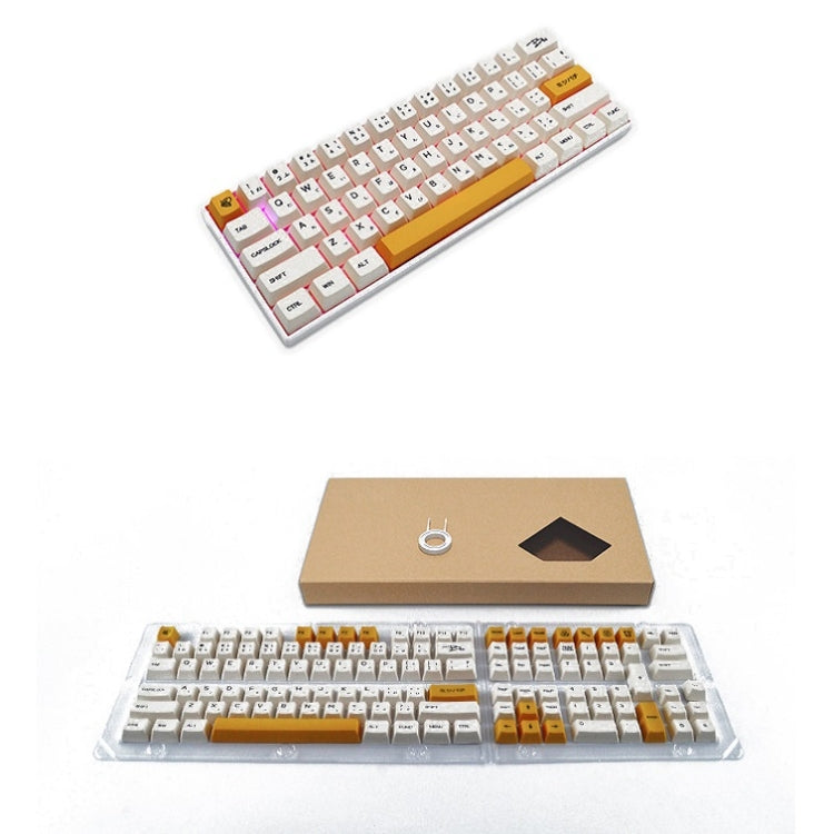 Dye Sublimation Heat Transfer Keycaps For Mechanical Keyboard(Cherry Blossom) - Silicone / Sticker by buy2fix | Online Shopping UK | buy2fix