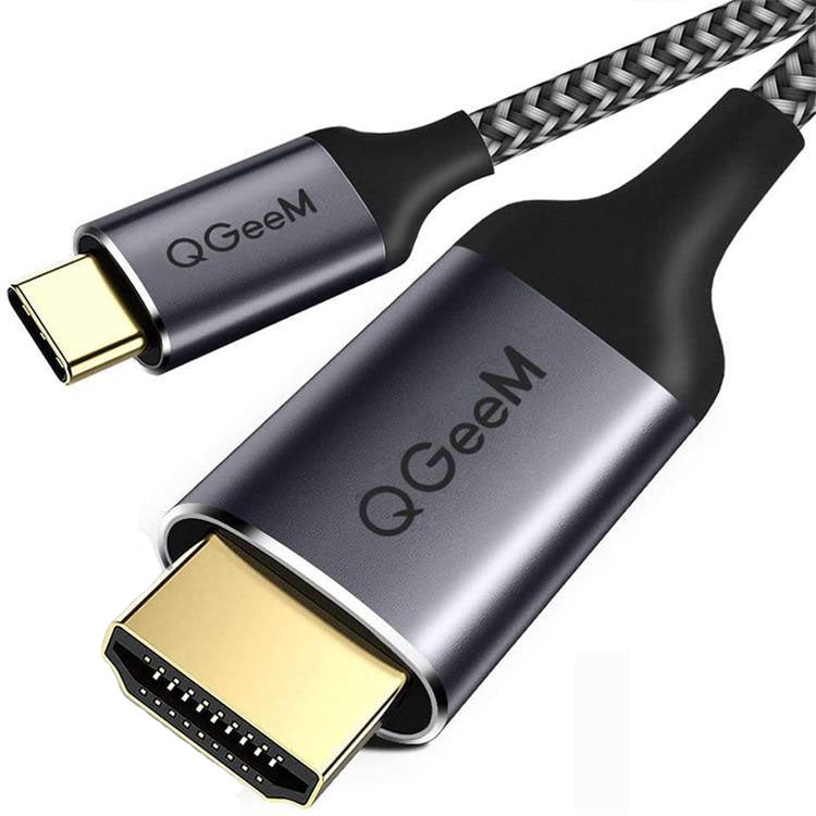 QGeeM QG-UA09 Type-C To HDMI Cable, Length: 3m - Cable by buy2fix | Online Shopping UK | buy2fix