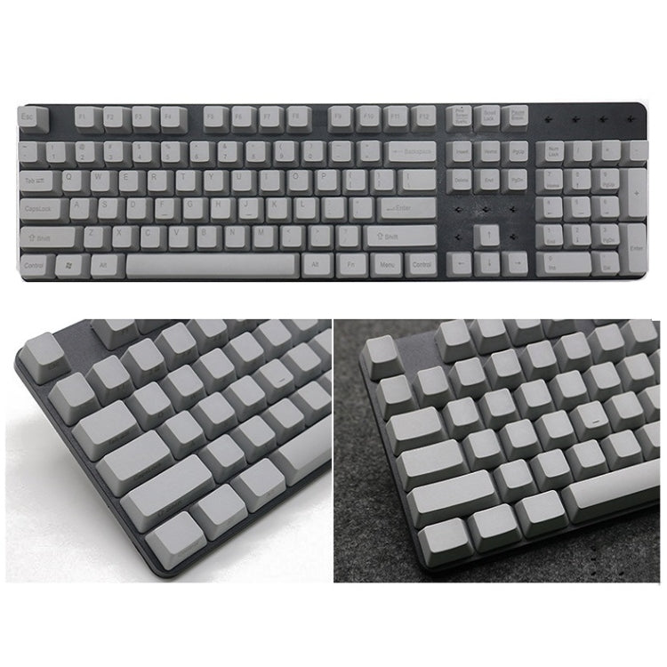 Mechanical Keyboard Laser PBT Keycap Light Gray Front Words - Other by buy2fix | Online Shopping UK | buy2fix