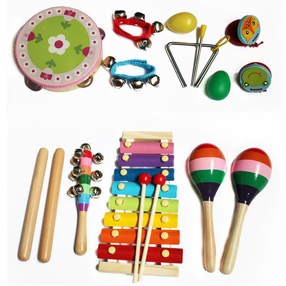 14 PCS / Set Children Orff Percussion Playset - Musical Instrument Toys by buy2fix | Online Shopping UK | buy2fix