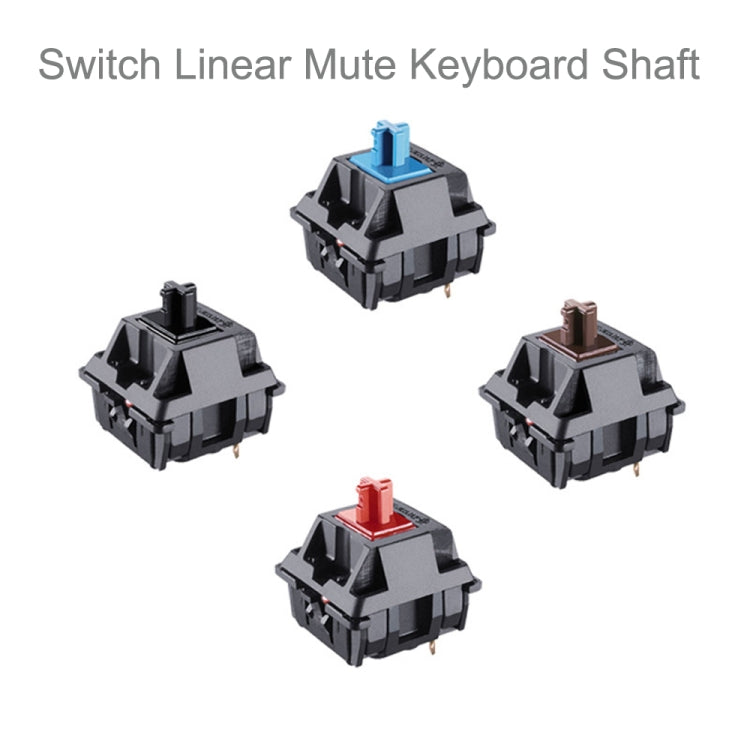 10PCS Cherry Shaft MX Switch Linear Mute Keyboard Shaft, Color: Mute Black Shaft - Other by buy2fix | Online Shopping UK | buy2fix