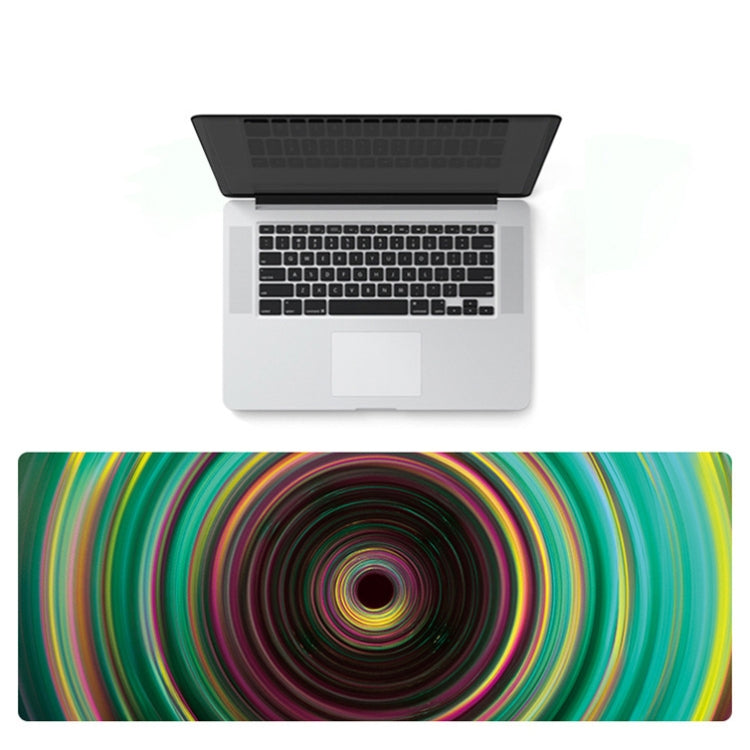 300x800x5mm Locked Large Desk Mouse Pad(7 Waves) - Mouse Pads by buy2fix | Online Shopping UK | buy2fix