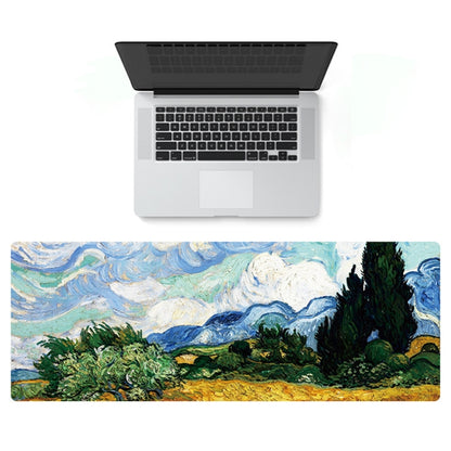 300x800x1.5mm Unlocked Am002 Large Oil Painting Desk Rubber Mouse Pad(Autumn Leaves) - Mouse Pads by buy2fix | Online Shopping UK | buy2fix