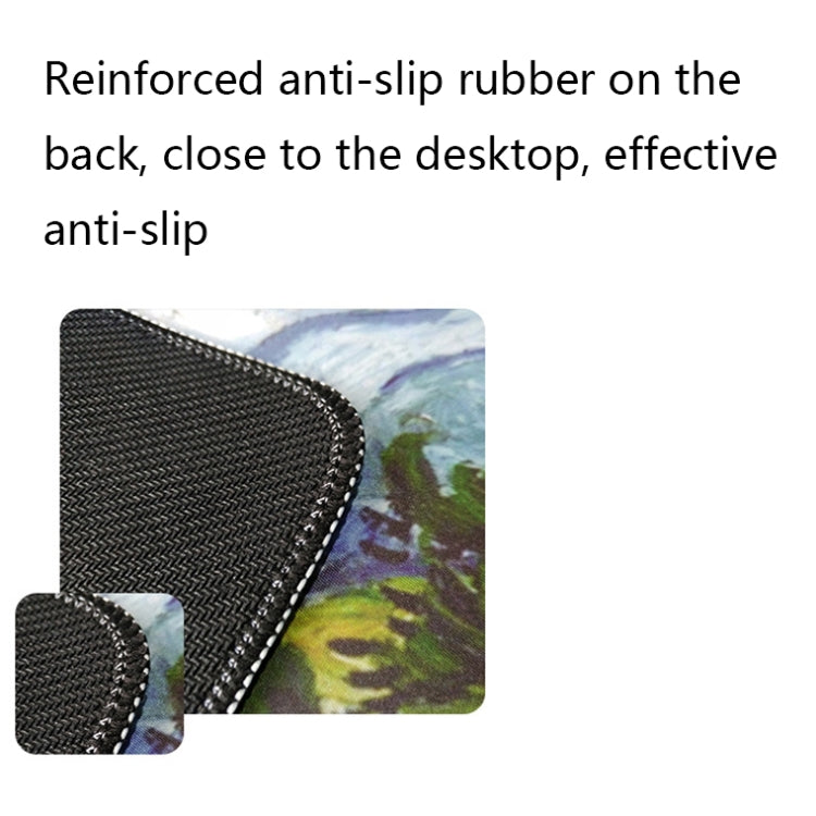 400x900x2mm Locked Am002 Large Oil Painting Desk Rubber Mouse Pad(Iris) - Mouse Pads by buy2fix | Online Shopping UK | buy2fix