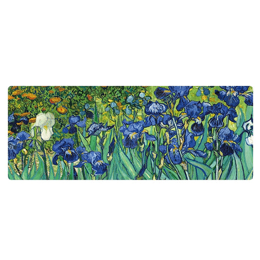 400x900x4mm Locked Am002 Large Oil Painting Desk Rubber Mouse Pad(Iris) - Mouse Pads by buy2fix | Online Shopping UK | buy2fix