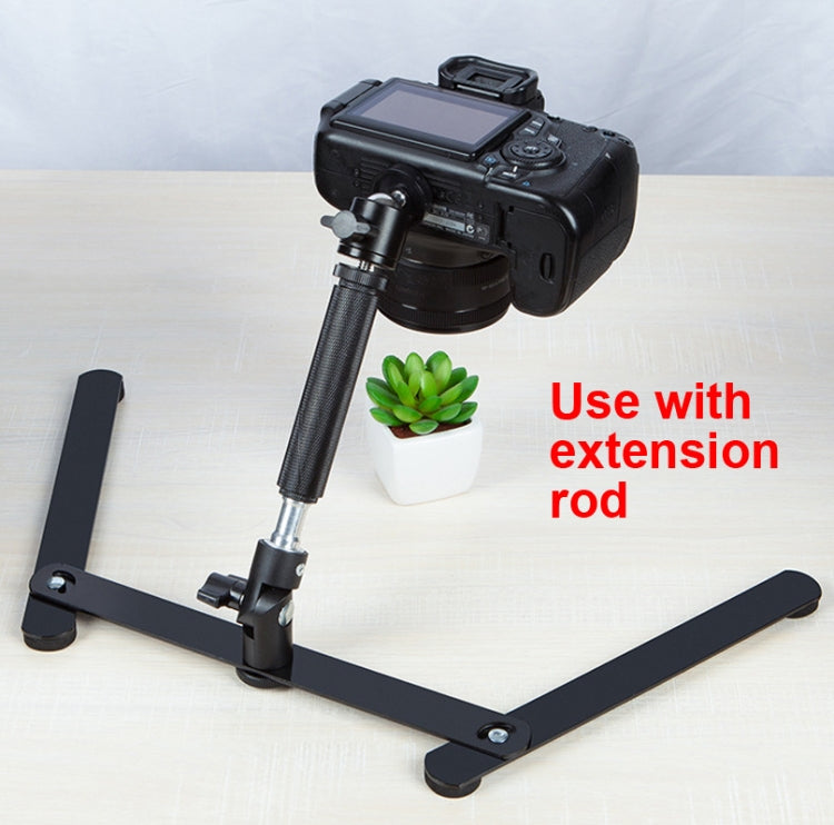 360 Degree Adjustable Metal Overhead Base Desktop Phone Holder,Style: Base+PTZ+Rotatable Phone Clip - Consumer Electronics by buy2fix | Online Shopping UK | buy2fix