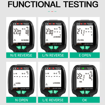 FUYI FY1881 High Precision Power Polarity Phase Socket Tester(US Plug) - Current & Voltage Tester by FUYI | Online Shopping UK | buy2fix