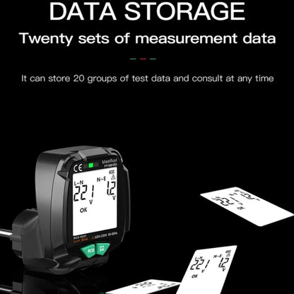 FUYI FY1881 High Precision Power Polarity Phase Socket Tester(US Plug) - Current & Voltage Tester by FUYI | Online Shopping UK | buy2fix