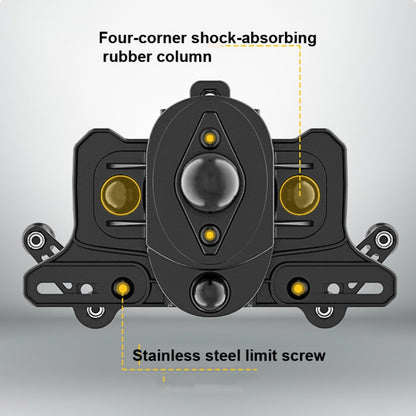 Motorcycle Bracket Crab Navigation Phone Bracket,Style： M10 +Anti-theft Buckle - In Car by buy2fix | Online Shopping UK | buy2fix