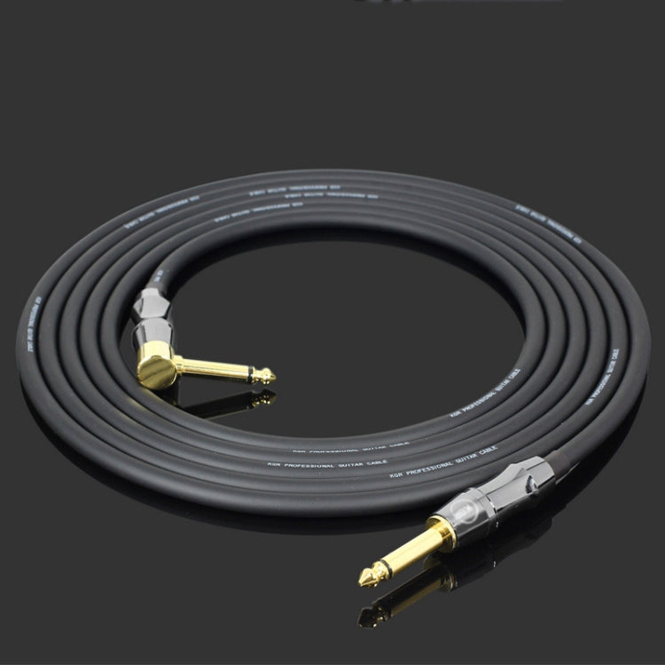 KGR Guitar Cable Keyboard Drum Audio Cable, Specification: 1m(Elbow Straight Jack) - Instrument Audio Cables by KGR | Online Shopping UK | buy2fix