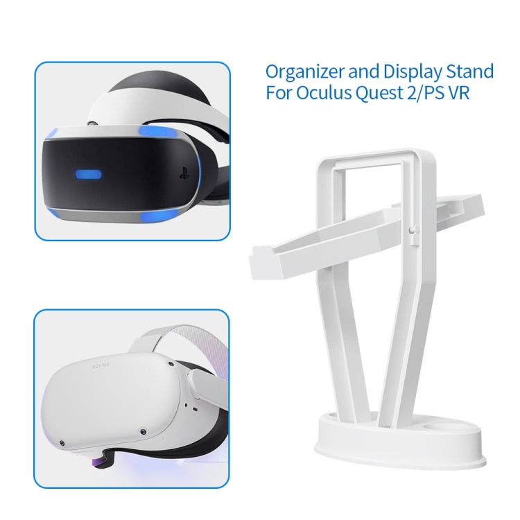 JYS-OC002 VR Bracket Desktop Storage Rack For Oculus Quest 2(White) - Consumer Electronics by buy2fix | Online Shopping UK | buy2fix