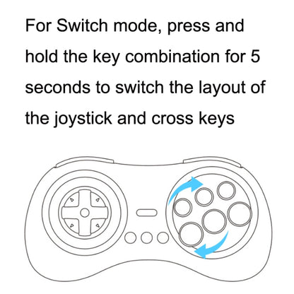 8Bitdo M30 MD Mini Version 2.4G Wireless Gamepad For Nintendo Switch - Gamepads by 8Bitdo | Online Shopping UK | buy2fix