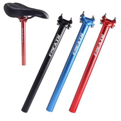 FMFXTR Bicycle Extended Saddle Seat Tube Double Nail Straight Tube, Specification: 27.2mm(Blue) - Bicycle Seat Posts by FMFXTR | Online Shopping UK | buy2fix