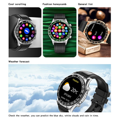 LOANIY E18 Pro Smart Bluetooth Calling Watch with NFC Function, Color: Gold Silicone - Smart Watches by LOANIY | Online Shopping UK | buy2fix