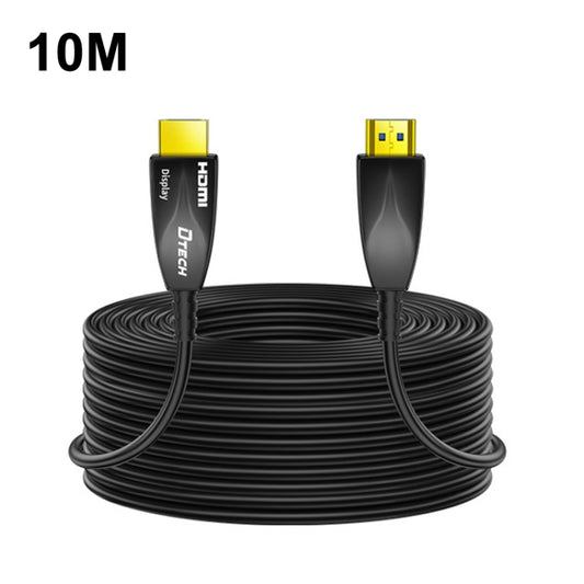 DTECH HDMI 2.0 Version Fiber Optical Line 4K 60Hz Large Screen TV Engineering Wiring, Length: 10m - Cable by DTECH | Online Shopping UK | buy2fix