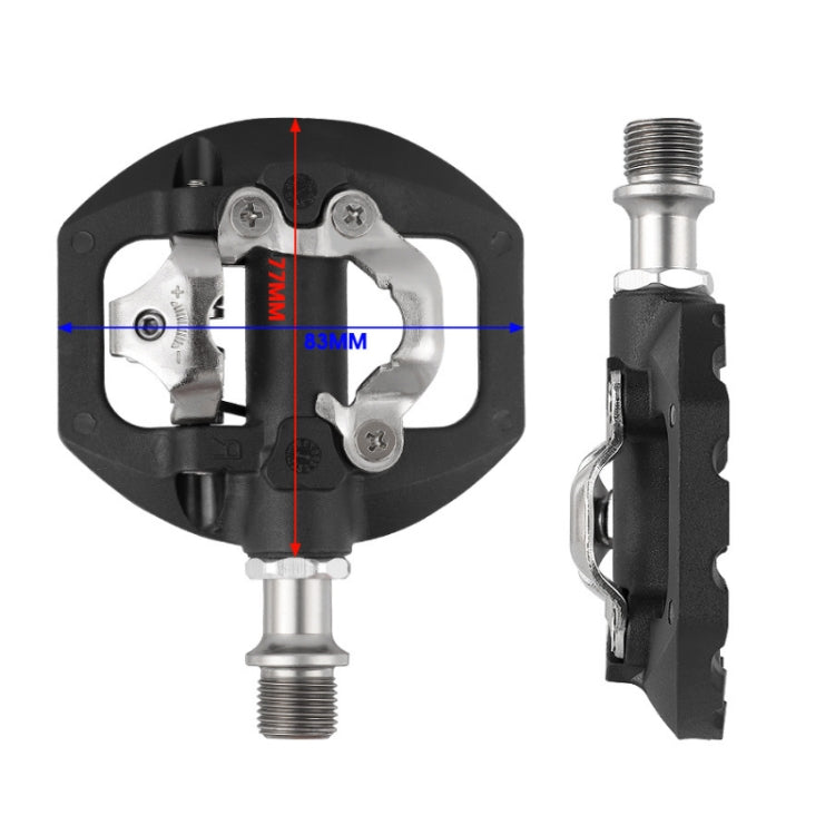 WEST BIKING Mountain Bike Aluminum Alloy Bearing Single-sided Self-locking Pedal(Black) - Outdoor & Sports by WEST BIKING | Online Shopping UK | buy2fix