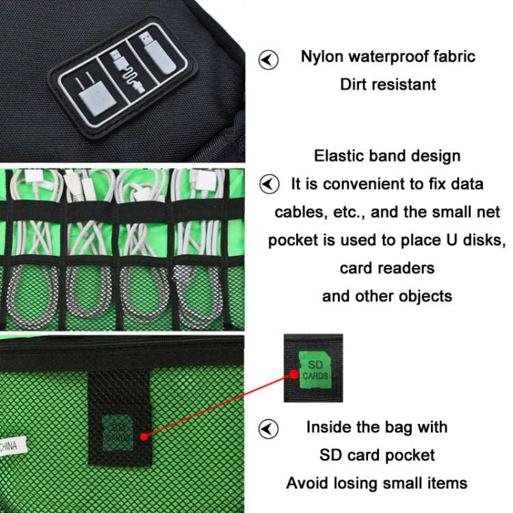 Multifunctional Portable Mobile Phone Digital Accessories U Disk Storage Bag, Color: Black - Other by buy2fix | Online Shopping UK | buy2fix