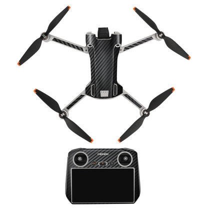 Sunnylife Drone+Remote Control Protective Sticker For DJI Mini 3 Pro RC Version(Carbon Black) - DJI & GoPro Accessories by Sunnylife | Online Shopping UK | buy2fix