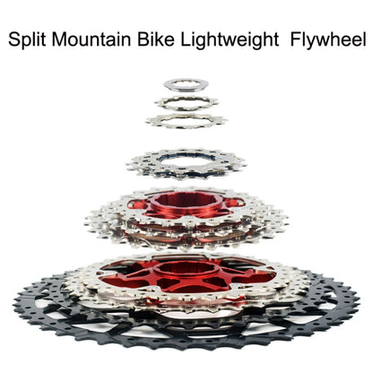 VG Sports Split Mountain Bike Lightweight Cassette Flywheel, Style: 12 Speed 50T (Black) - Bicycle Chains & Rounds by VG Sports | Online Shopping UK | buy2fix