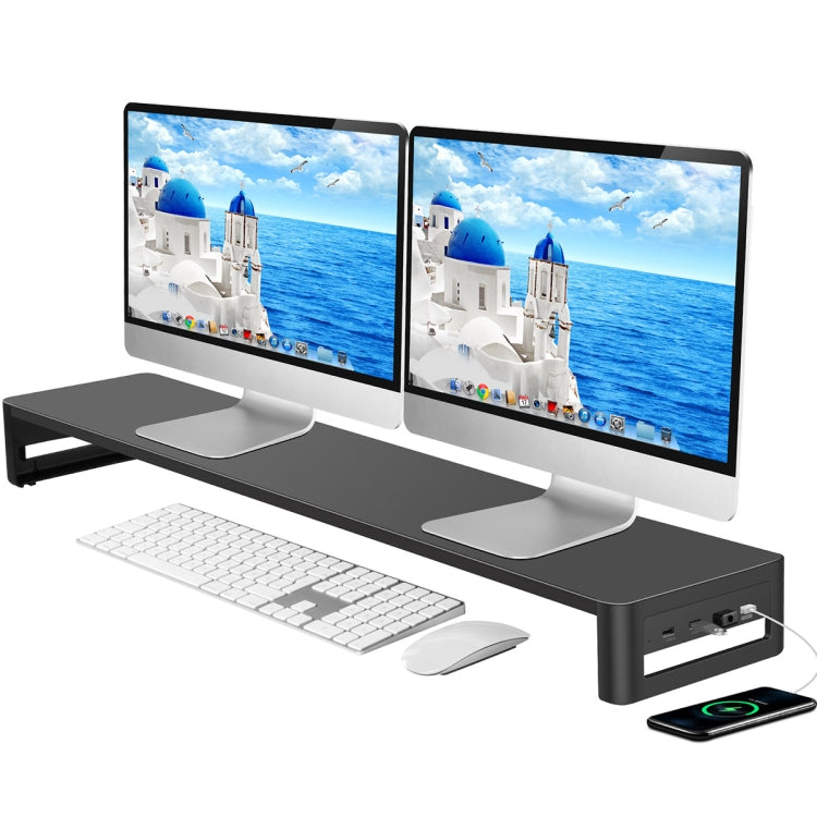 Vaydeer Multifunctional Desktop Widening Monitor Rack, Spec: Drawer Type (No USB) - Host Bracket by Vaydeer | Online Shopping UK | buy2fix