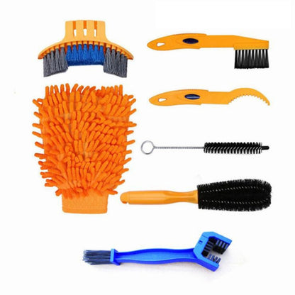 Bike Chain Washer Cleaner Kit Maintenance Tool,Specification: 7 In 1 - Outdoor & Sports by buy2fix | Online Shopping UK | buy2fix