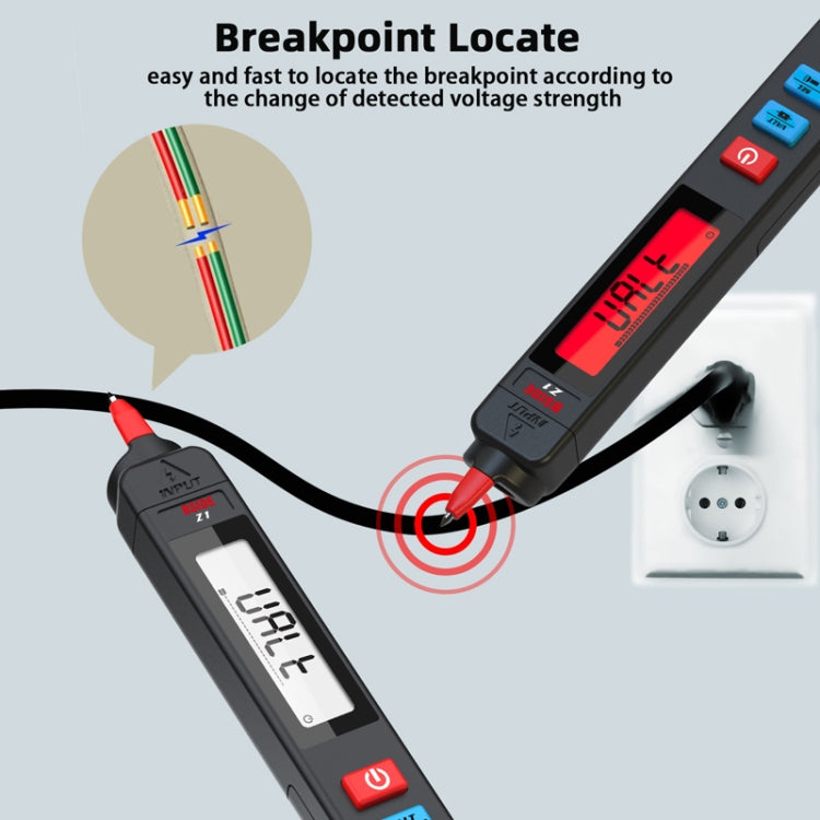 BSIDE Z1 Smart Pen Multimeter Electric Pen Voltage Detector Without Battery (Black) - Consumer Electronics by BSIDE | Online Shopping UK | buy2fix