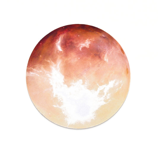 5 PCS Round Rubber Planet Mouse Pad(Mars) - Mouse Pads by buy2fix | Online Shopping UK | buy2fix