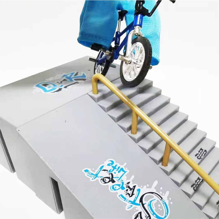 Mini Finger Bike Bicycle Finger Skateboards Skate Ramp Parts Set(CDH-10) - Model Toys by buy2fix | Online Shopping UK | buy2fix