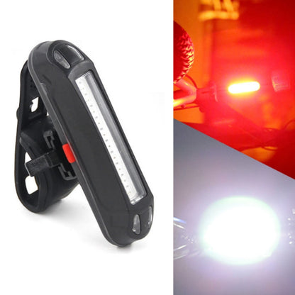 2 PCS LED Rechargeable Bicycle Warning Strip Tail Light(OPP Red&White Light) - Taillights by buy2fix | Online Shopping UK | buy2fix