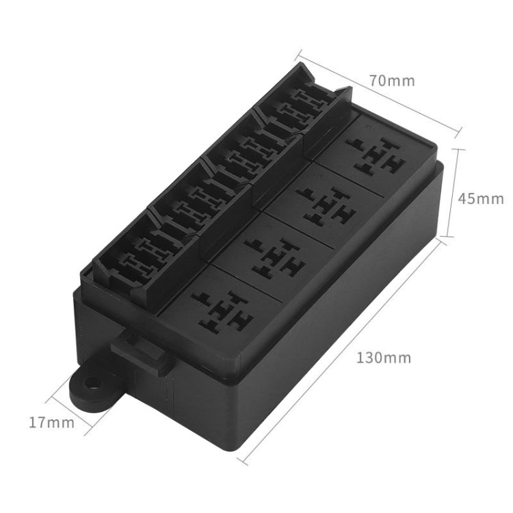 TF008-10 12V 5Pin Relay Car RV Radiography Sound Modified Electromagnetic Insurance Box - In Car by buy2fix | Online Shopping UK | buy2fix