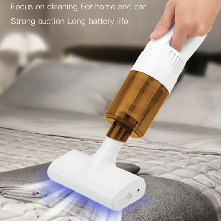 K9T 6W 3000 Pa Wireless Mite Removal Instrument Handheld Portable Vacuum Cleaner(White) - Handheld Cleaner & Mops by buy2fix | Online Shopping UK | buy2fix