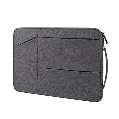 ST02 Large-capacity Waterproof Shock-absorbing Laptop Handbag, Size: 13.3 inches(Deep Sky Gray) - 13.3 inch by buy2fix | Online Shopping UK | buy2fix